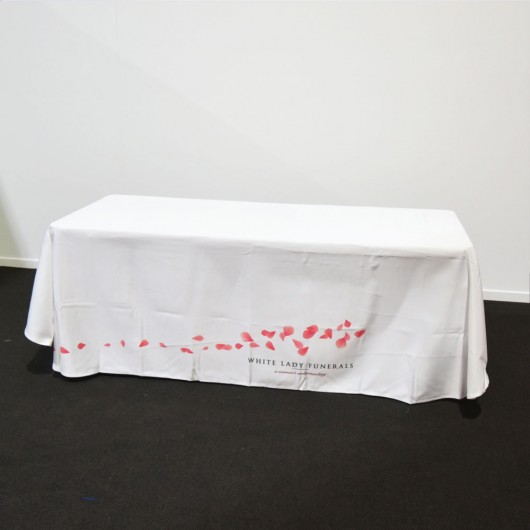 Throw Tablecloths Stitching White Lady Funeral